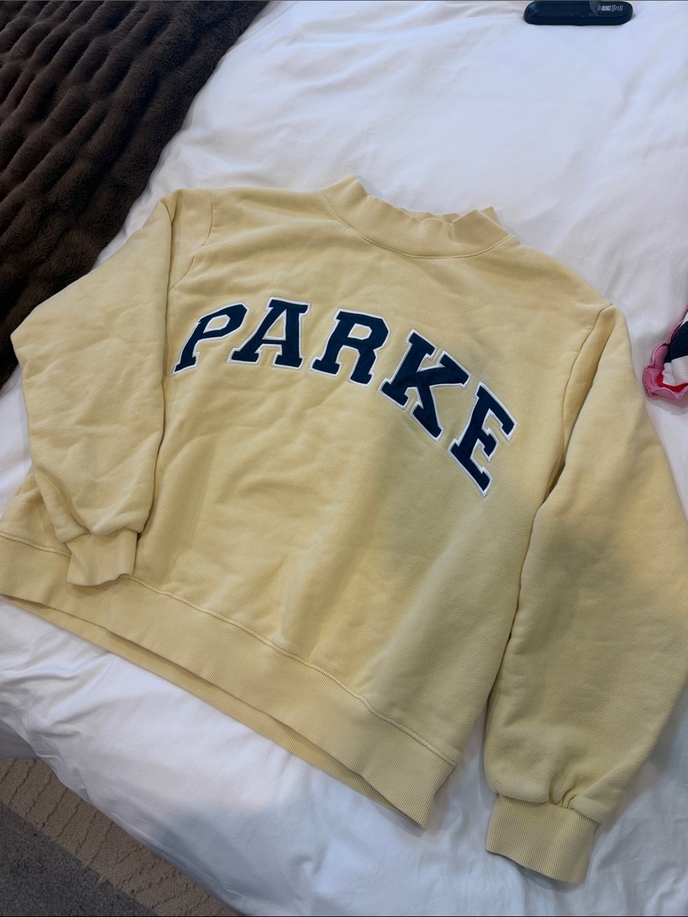 Parke Yellow Mockneck - Picture 2 of 8